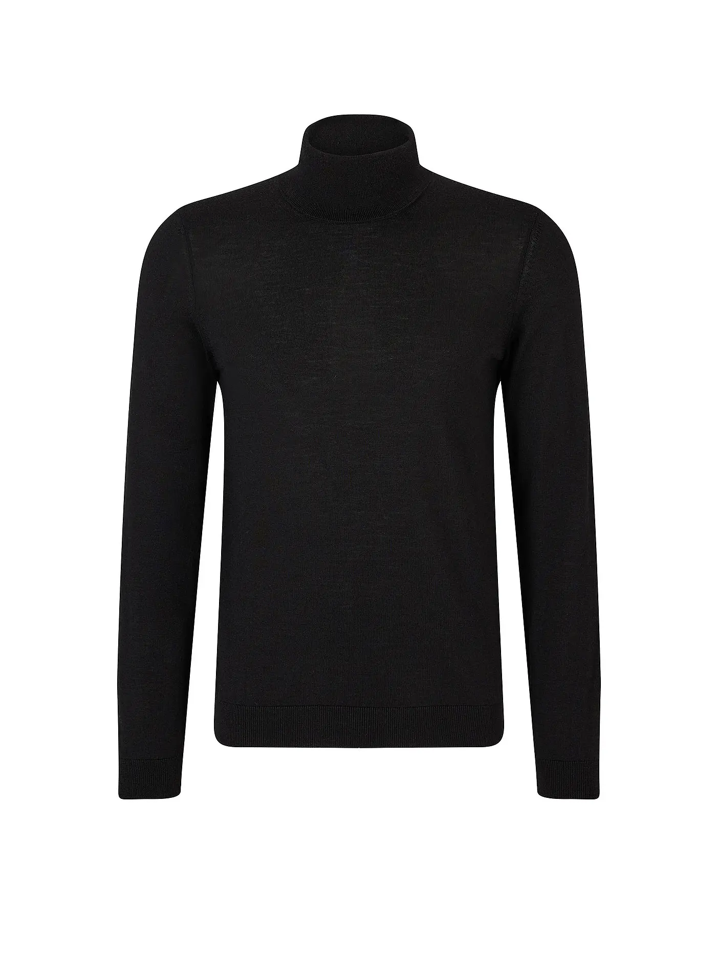 BOSS | Rollkragenpullover Slim Fit MUSSO | schwarz
